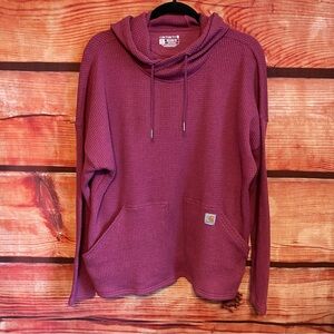 Carhartt Relaxed Fit Waffle Knit Hoodie